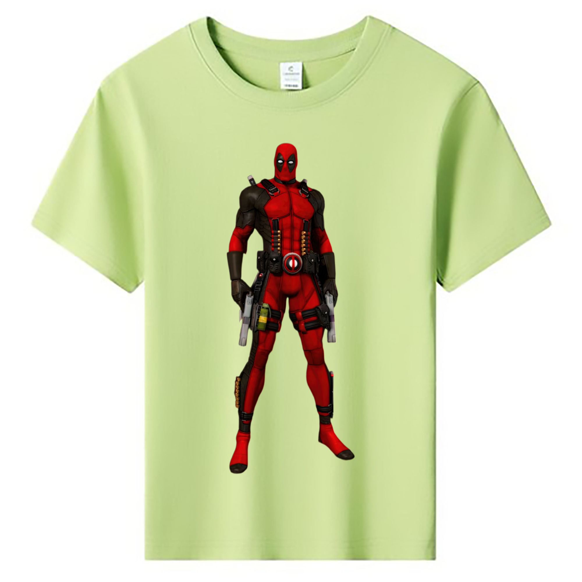 （画像用） Deadpool デッドプール 綿100％キッズTシャツ（フロントプリント）